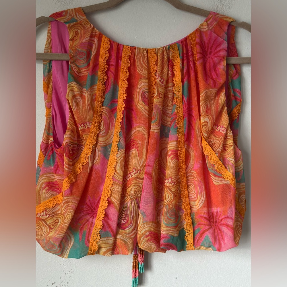 FARM Rio Multicolor Boho Blouse - Picture 11 of 13
